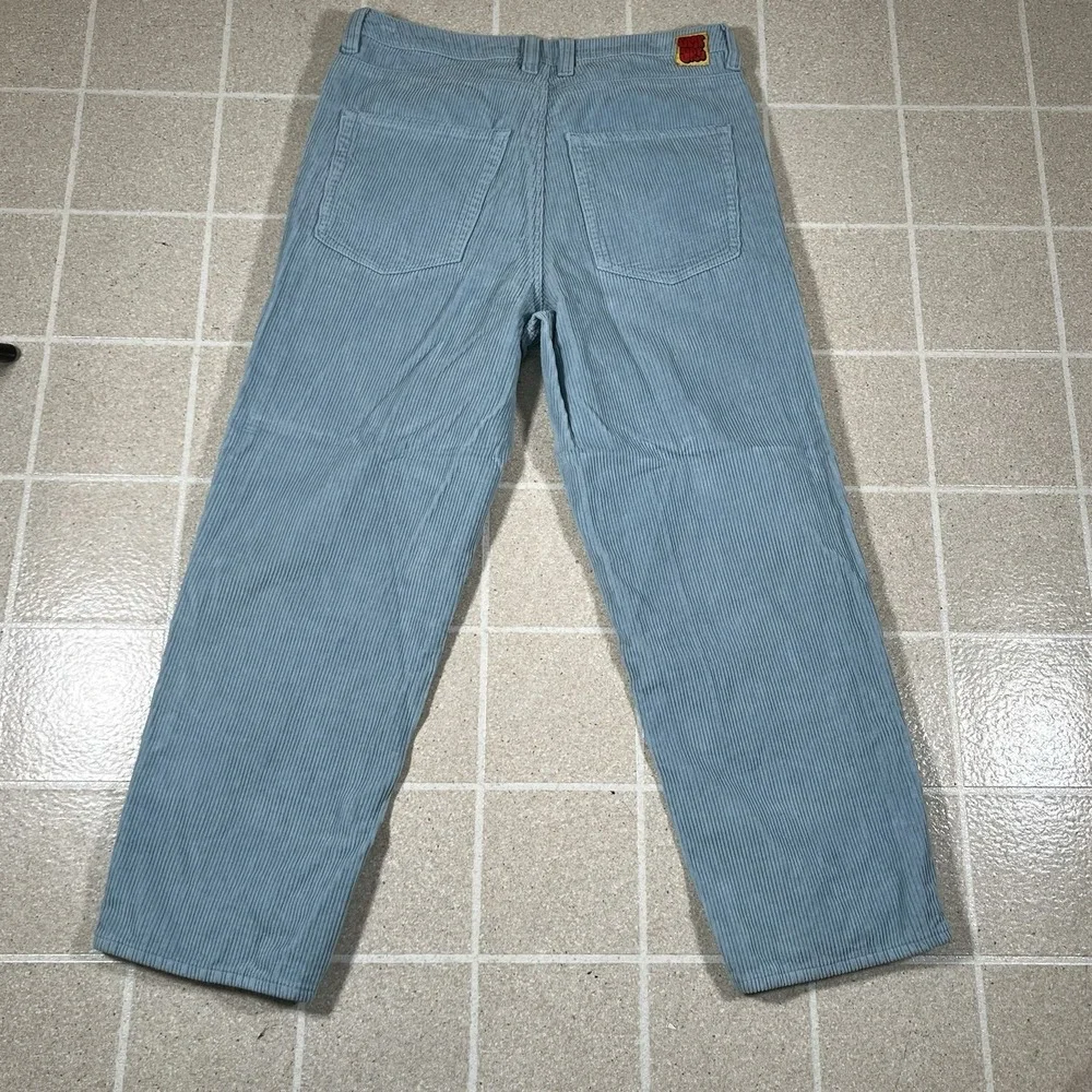 Empyre Corduroy Pants Mens 34x30 Blue Relax Corduroy Baggy Skateboarding Grunge - Picture 4 of 9